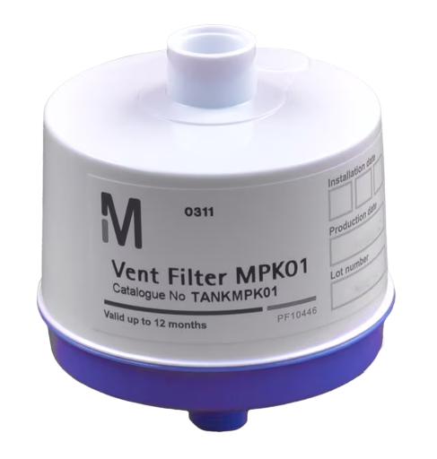 FILTRO DE VENTEO PARA TANQUE DE ALMACENAMIENTO DE AGUA PURIFICADA, MARCA MILLIPORE