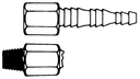 CONECTORES 1/4" NPTM, EN ACERO INOXIDABLE 316. PAQUETE/2