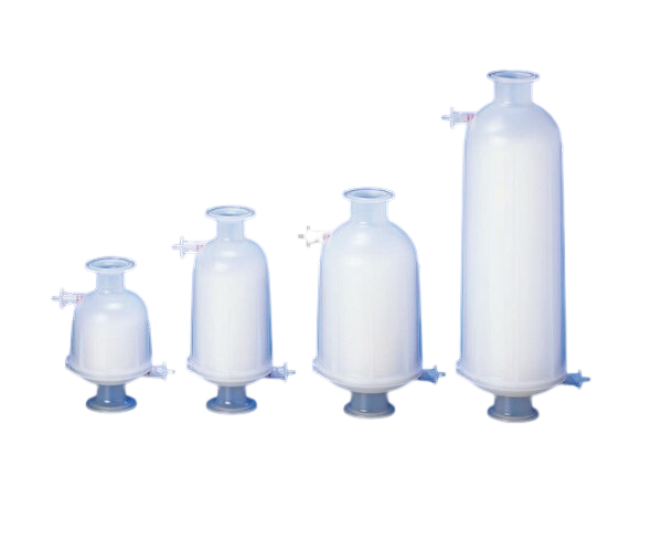 CÁPSULA DE FILTRACIÓN MILLIPORE, TIPO OPTICAP POLYSEP, 0.5 UM, 5" DE LONGITUD, MEDIOS DE BOROSILICATO DE VIDRIO Y ÉSTERES DE CELULOSA, CONEXIONES ENTRADA/SALIDA: TRI-CLAMP DE 1 1/2", UNIDAD