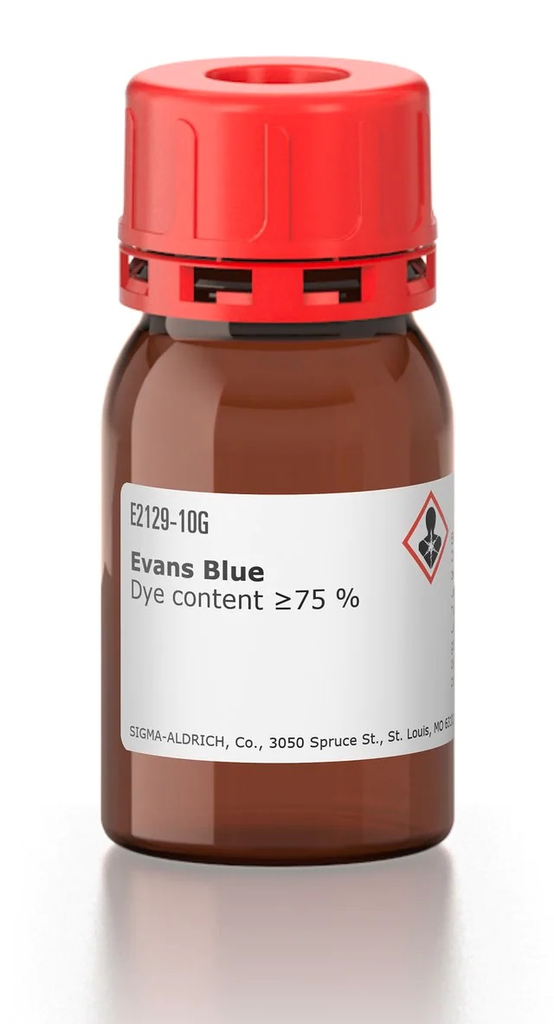 EVANS BLUE DYE CONTENT ?75% FRASCO 10 gr