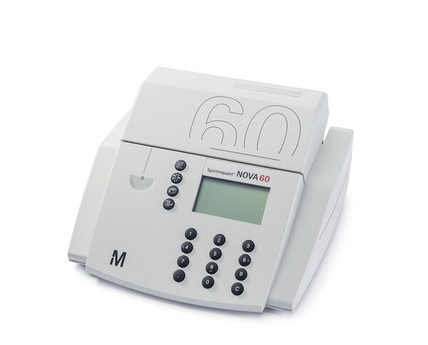 FOTOMETRO SPECTROQUANT NOVA 60 A. NCLUYE BATERIA RECARGABLE Y PANTALLA DIGITAL. MARCA MERCK