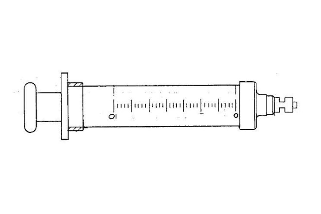 JERINGA DE SEGURIDAD PARA PURGA DE 10 ML EN BOMBAS 510