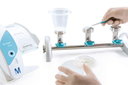 KIT MILLIPORE EZ-PAK Y MICROFIL, EMBUDO DE 100 ML, PORO 0,45 µM, DIÁMETRO, 47 MM, COLOR BLANCO, SUPERFICIE CUADRICULADA, 1 BANDA DE 150 FILTROS, 150 EMBUDOS
