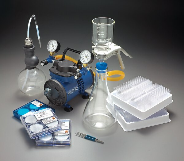 KIT PARA ANALISIS DE CONTAMINACION MERCK MILLIPORE DE LIQUIDOS. 115 V/ 60 Hz