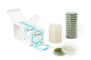 KIT READYPLATE 55 KIT M GREEN PARA DETECCION DE MOHOS - LEVADURA INCLUYE PLATE 55mm Y MEMBRANA EZ (150 SETS POR CAJA)