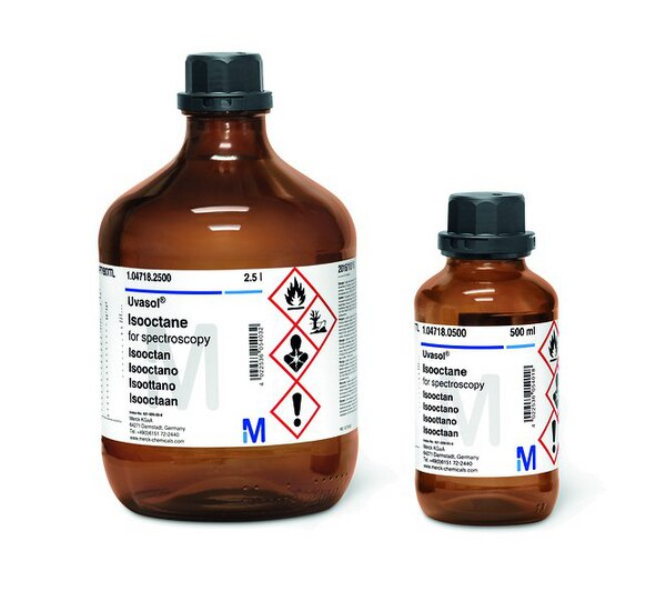 METANOL MERCK PARA ESPECTROSCOPIA UVASOL. FRASCO DE VIDRIO DE 2.5L