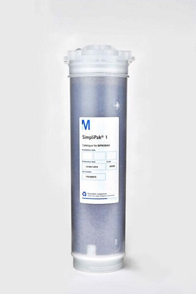 MODULO SIMPAK DE MILLIPORE PARA EQUIPO DE PURIFICACION DE AGUA SIMPLICITY ALIMENTADO CON AGUA DESIONIZADA.