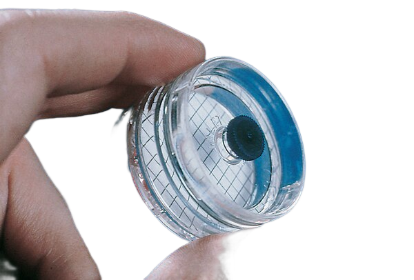 MONITOR DE 37 MM PESO MARCADO PARA ANÁLISIS GRAVIMÉTRICO DE CONTAMINANTES. MEMBRANA BLANCA EN ESTERES DE CELULOSA DE 0.8 MICRAS PAD, CARCAZA EN POLIESTIRENO NO ESTÉRIL.