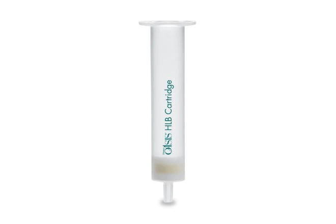 OASIS HLB WATERS VAC 6CC/200MG 30UM CONTIENE UN SORBENTE POLIMERICO TIPO FASE REVERSA CON EL CUAL PUEDE PROCESAR MUESTRAS RAPIDAMENTE DE PLASMA Y DESARROLLAR RAPIDAMENTE METODOS ROBUSTOS DE ENSAYOS DE MEDICAMENTOS Y SUS METABOLITOS. PAC/30
