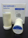 PADS MILLIPORE ABSORBENTES DE 45 MM CON DISPENSADOR PAC/200