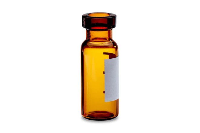 VIALES DE VIDRIO 12 X 32 AMBAR TIPO A DE 2 ML PARA COLOCARLE SELLO METALICO ENLA TAPA (CRIMP), PAC/100