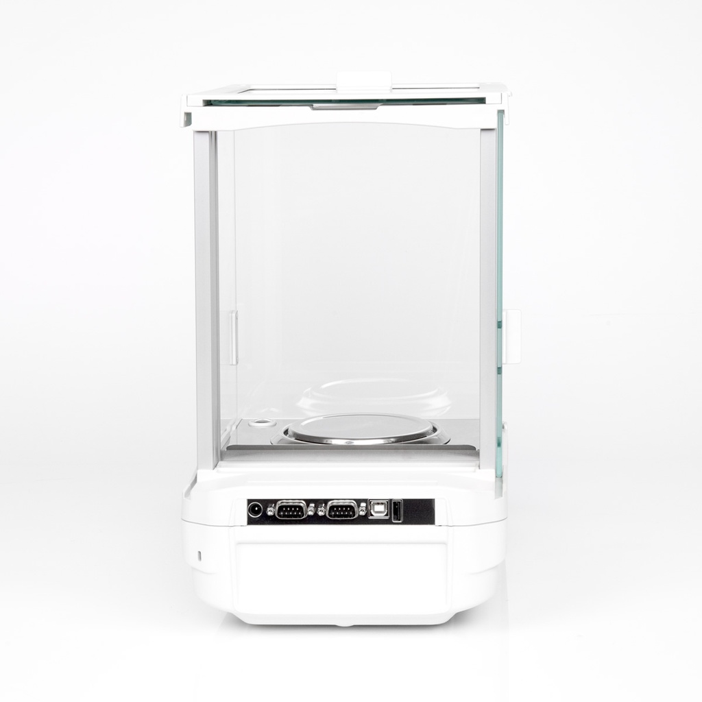 BALANZA ANALÍTICA AS 220.R2 PLUS DISPOSITIVO DE PESAJE ANALÍTICO ESTÁNDAR DE LA LÍNEA SYNERGY LAB. EL AS R2 PLUS ES EXCEPCIONAL DEBIDO A UNA GAMA DE SOLUCIONES MODERNAS DE CONSTRUCCIÓN Y SISTEMAS QUE GARANTIZAN LA FIABILIDAD, PRECISIÓN Y EXACTITUD DE LA MEDICIÓN, Y HACEN QUE LA OPERACIÓN DIARIA SEA FÁCIL. CÁMARA DE PESAJE ESPACIOSA, Y EL GRAN ESPACIO LIBRE DE LA PUERTA ABIERTA, PERMITE EL LIBRE ACCESO AL PLATILLO DE PESAJE Y EL USO DE RECIPIENTES DE LABORATORIO DE VARIOS TAMAÑOS. LA ESTABILIDAD DEL SISTEMA DE MEDICIÓN ESTÁ GARANTIZADA POR UNA MEJOR BASE DE BALANZA HECHA DE ALUMINIO. SISTEMA DUAL-CLICK, EL DESMONTAJE Y MONTAJE DE LA CÁMARA DE PESAJE SE REALIZA SIN EL USO DE HERRAMIENTAS, Y LA CONSTRUCCIÓN ESPECIAL DE LAS GUÍAS DE VIDRIO DE LA CÁMARA DE PESAJE (SIN BORDES) FACILITA SIGNIFICATIVAMENTE LA LIMPIEZA DEL DISPOSITIVO. MÁXIMA CAPACIDAD [MAX] 220G; MÍNIMA CAPACIDAD10MG; LEGIBILIDAD [D] 0,1MG; DIVISIÓN DE LEGALIZACIÓN [E] 1MG; RANGO DE TARA-220G; REPETIBILIDAD ESTÁNDAR [5% MÁX.] 0,07MG; REPETIBILIDAD ESTÁNDAR [MÁX.] 0,08 MG; PORCIÓN MÍNIMA ESTÁNDAR (USP) 140MG; PORCIÓN MÍNIMA ESTÁNDAR (U = 1%, K = 2) 14MG; REPETIBILIDAD PERMITIDA [5% MÁX.] 0,09MG; REPETIBILIDAD PERMITIDA [MÁX.] 0,1MG; LINEALIDAD±0,2MG; TIEMPO DE ESTABILIZACIÓN 2S; CALIBRACIÓN INTERNA (AUTOMÁTICA); CLASE OIML I