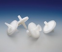 UNIDADES DE FILTRACION MILLIPORE, TIPO AERVENT - 50, MEMBRANA TEFLON PTFE HIDROFOBICA DE 0.2 MICRAS DE PORO, 50 MM DE DIAMETRO, CONEXIONES PARA MANGUERA DE ENTRADA Y SALIDA BI-DIRECCIONAL, AREA DE FILTRACION 19.6 CM2. CAJA/10