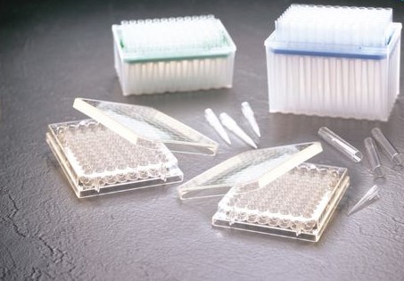 PUNTAS PARA USO CON MICROPIPETAS, VOLUMEN DE 250 MICROLITROS, APIROGENAS, DISPENSADAS INDIVIDUALMENTE EN CAJAS POR 96 UNIDADES . 10 CAJAS/96 UNIDADES