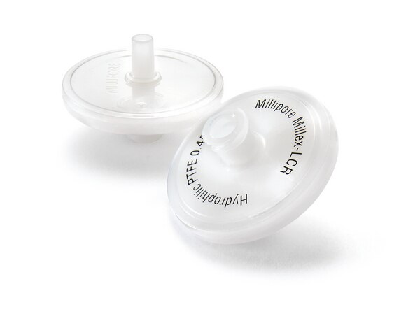 UNIDADES DE FILTRACION MILLIPORE TIPO LCR PTFE HIDROFILIZADO, 25 MM DE DIAMETRO, 0.45 MICRAS DE PORO. NO ESTERILES CAJA / 100