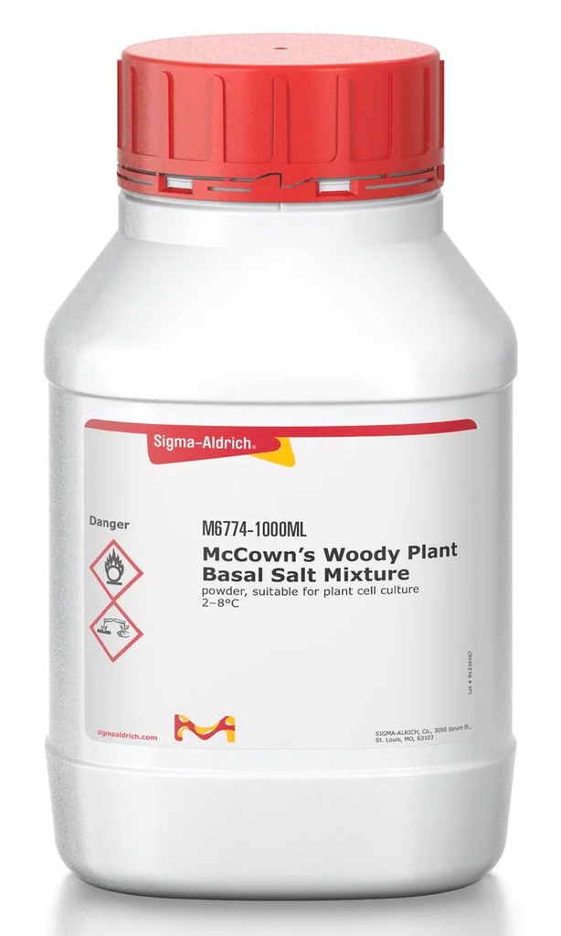 MCCOWNS WOODY PLANT. BASAL SALT MEDIUM.1L. SIGMA ALDRICH