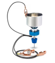 MATRIZ DE VACIO DE CRISTAL DE 2 LITROS MILLIPORE CON BASE CONICA