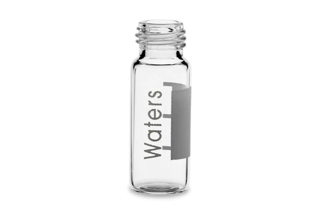 VIALES WATERS DE VIDRIO TRANSPARENTES DE 12X32 TIPO 1 PAC/100