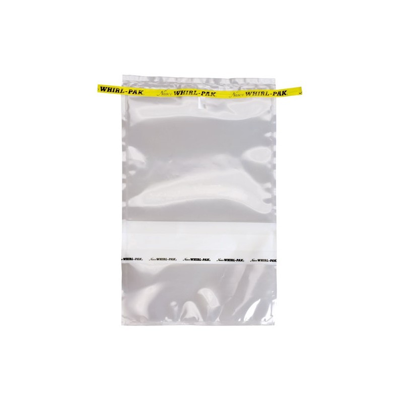 FUNDA WHIRL-PAK ESTANDARD 55 ONZ. ESTERILES, CON BANDA. PAC/500