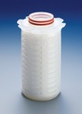 CARTRUCHO MILLIPORE, TIPO DURAPORE OPTISEAL HIDROFOBO, MEDIO DE FILTRACION DURAPORE PVDF, 0.22 MICRAS DE PORO ABSOLUTO, 4 PULGADAS pac/6