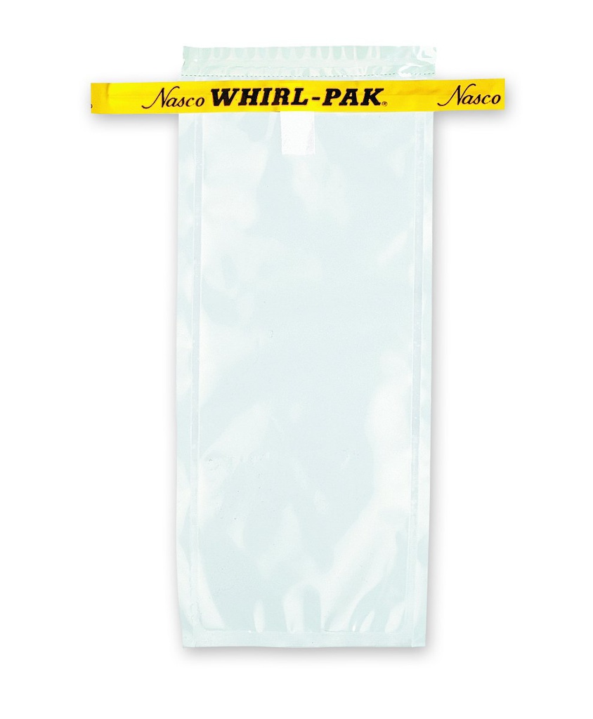 FUNDA WHIRL-PACK ESTANDARD 4 ONZ. ESTERILES, SIN BANDA. PAC/500