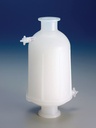 UNIDAD DE FILTRACION MILLIPORE, TIPO OPTICAP AERVENT HIDROFOBICO, MEDIO FILTRANTE EN TEFLON PTFE, 0.22 MICRAS DE PORO ABSOLUTO, AREA DE FILTRACION 0.32 m², 5" DE LONGITUD, CARCAZA EN POLIPROPILENO, CONEXIONES T-CLAMP 1.5". UNIDAD