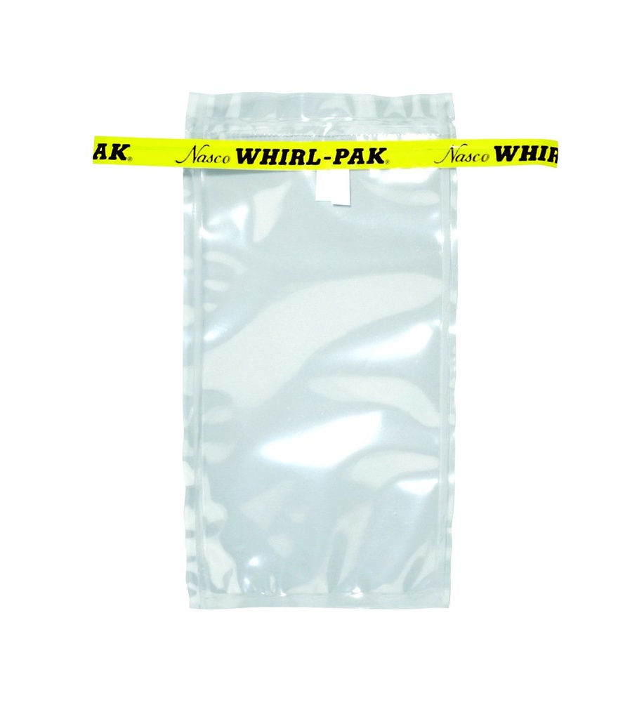 FUNDA WHIRL-PAK ESTANDARD 7 ONZ. ESTERILES, SIN BANDA. PAC/500