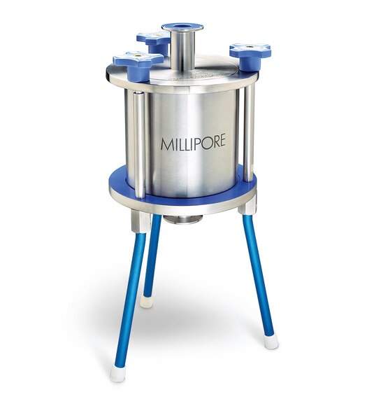 PATAS DE SOPORTE PARA PORTAFILTROS MARCA MILLIPORE DE 142 MM DE DIAMTERO EN ACERO INOXIDABLE RECUBIERTAS CON CAUCHO INCLUYE LLAVE 3/16"