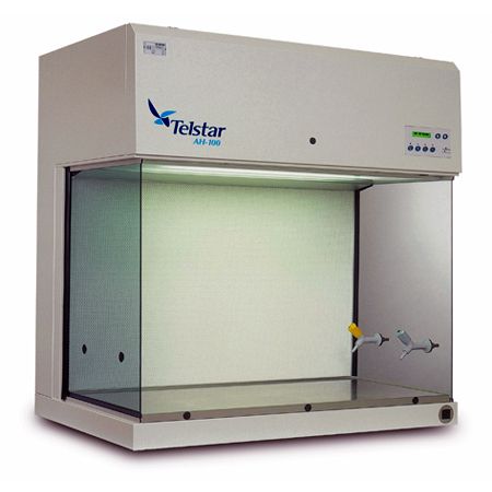 CABINA DE FLUJO LAMINAR HORIZONTAL BH-100 TELSTAR.1870X845X1290 MM CON KIT GERMICIDA UV Y ESPITA PARA GAS