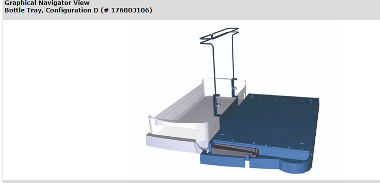 BANDEJA DE BOTELAS TIPO B WATERS PARA ALLIANCE BLUE