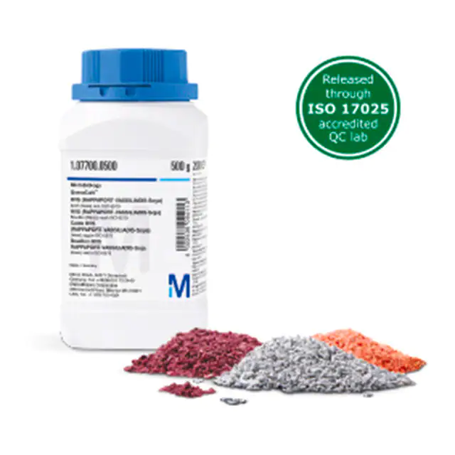 Merck Agar DG 18 (Diclorán-Glicerol-Cloranfenicol) (base) según ISO21527 y FDA-BAM GranuCultTM 500GR
