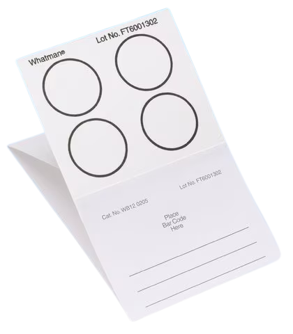 FTA CLASSIC CARD WITH 4 SAMPLE AREAS PER CARD 125 ?L MAXIMUM VOLUME SAMPLE AREA 500 ?L MAXIMUM TOTAL VOLUME CARD PKG OF 100 EA