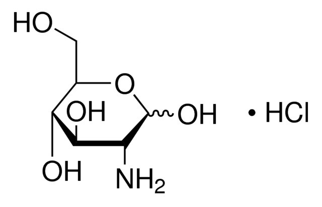 HIDROCLORURO DE GLUCOSAMINA ESTANDAR SECUNDARIO FARMACEUTICO, MATERIAL DE REFERENCIA CERTIFICADO 500 MG