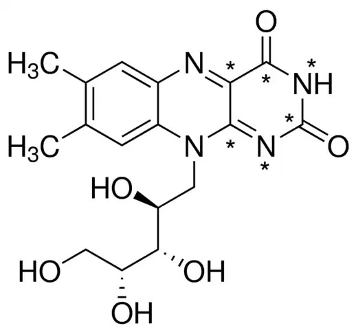 RIBOFLAVINA, PATRÓN SECUNDARIO FARMACÉUTICO; MATERIAL DE REFERENCIA CERTIFICADO