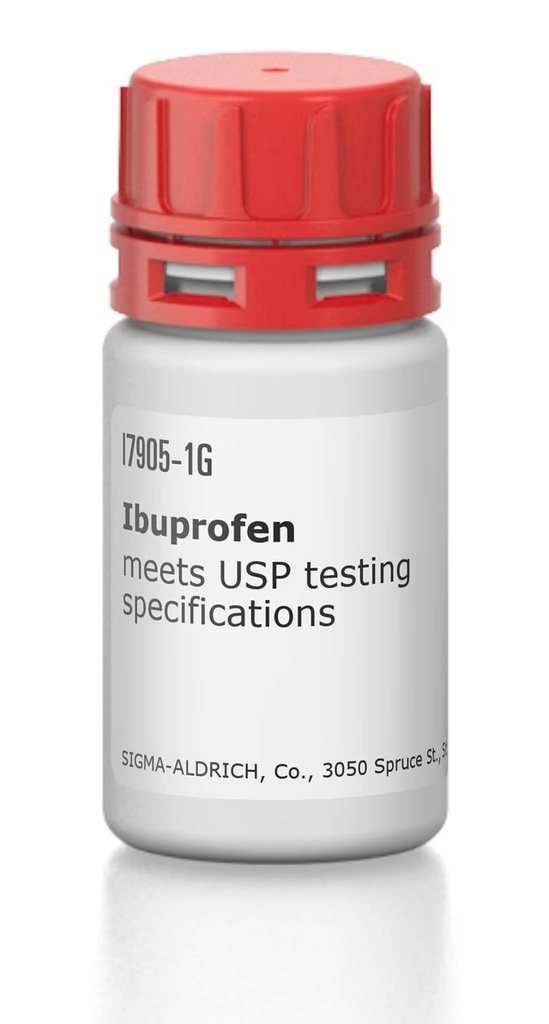 ESTANDAR DE IBUPROFENO USP TESTING ESPECIFICACIONES PREST. 1gr