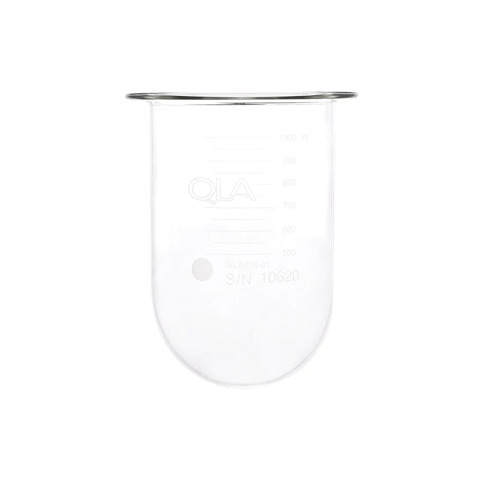 GLA900-01 1000mL vaso de vidrio claro para Disolutor Agilent/VanKel/Varian, Serializado