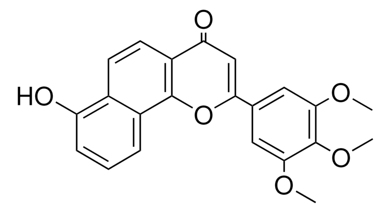 7-HYDROXY-3',4',5'-TRIMETHOXY-ALPHA-NAPHTHOFLAVONE