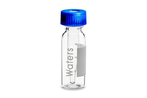 [186001128DV] VIALES CON CUELLO ROSCADO WATERS CON INSERTO INCLUIDO DE 300 UL, DEACTIVADOS , CERTIFICADOS CON TAPA Y SEPTA PTFE/SILICON PREPERFORADA 12 X 32MM MAXIMOVLOLUMEN RESIDUAL 6L MAXIMO VOLUMNE DE INYECCION 300 UL PAC/100