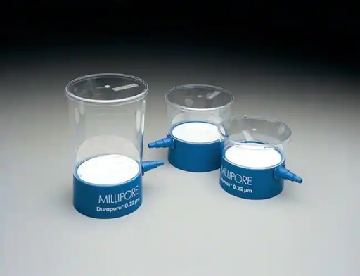 [SCGPT01RE] UNIDADES DE FILTRACION MILLIPORE, TIPO STERITOP PARA FILTRACION AL VACIO. MEMBRANA EXPRESS EN POLIESTER SULFONA DE 0.22 MICRAS DE PORO. CAPACIDAD DEL PORTAFILTRO DE 150 ML PARA ADAPTAR A BOTELLAS. CONEXION ROSCA DE 45 MM, 40 CM2 DE AREA DE FILTRACION. ES