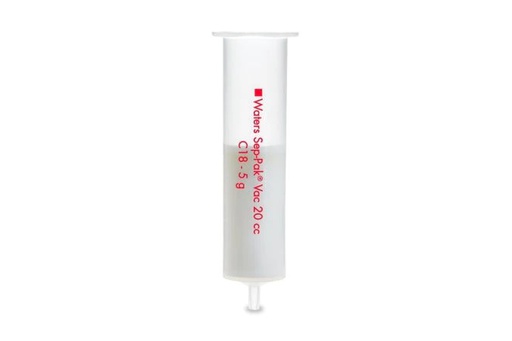 [WAT036925] SEP-PAK VAC 20 CC 5 GR C18 TAMAÑO DE PARTICULA 55 - 105 UM, TAMAÑO DE PORO 125A, 12% CARBON. PAC/20