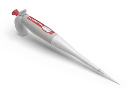 [55019-38] PIPETA MANUAL AJUSTABLE HAMILTON DE VOLUMEN VARIABLE 30-300uL EN INCREMENTOS DE 0.2 uL COLOR ROJO CARMIN.