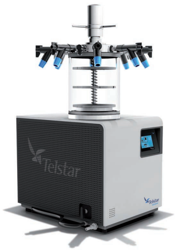 [61653] LIOFILIZADOR TELSTAR LYOQUEST-55 PLUS 230V 50HZ. INCLUYE ACCESORIOS. CAMARAS: ESTANDAR, DE GRAN CAPACIDAD, CON DISPOSITIVO DE CERRADO AL VACÍO. MANIFOLD DE 8 TOMAS. ADAPTADOR PARA MANIFOLD Y CAMARA DE GRAN CAPACIDAD.