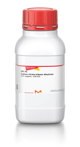 [S4641-1KG] CITRATO DE SODIO DIHIDRATO TRIBÁSICOREACTIVO ACS, ?99.0% 