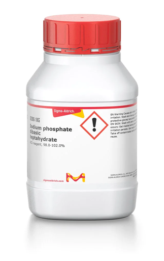 [S9390-1KG] FOSFATO DE SODIO HEPTAHIDRATO DIBÁSICO REACTIVO ACS, 98.0-102.0%