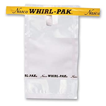 [B01067WA] FUNDAS WHIRL PAK ESTERILES PARA MUESTREO, CAPACIDAD 1 ONZA (29 ML), SIN TIOSULFATO. PAQ/500