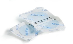 [AABG047S6] FILTROS DE MEMBRANA MILLIPORE, ESTERES MEZCLADOS DE CELULOSA; HIDROFILA; 0,8 UM DE PORO, 47 MM, DE DIAMETRO, NEGRA, SUPERFICIE CUADRICULADA, ESTERIL EN SOBRES INDIVIDUALES. PAQ/150