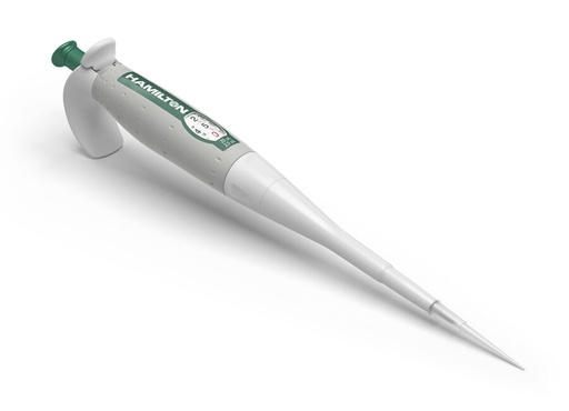 [55019-34] Pipeta HAMILTON SoftGrip de volumen ajustable (2,5-25ul), ergonómica, autoclavable
