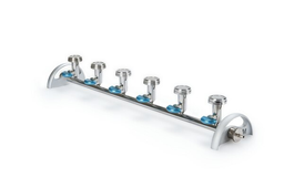 [EZFITBASE] BASE DE LA RAMPA EZ-FIT DE 6 PUESTOS, ACERO INOXIDABLE MILLIPORE