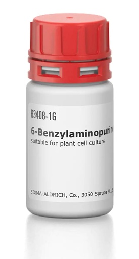 [B3274-50ML] 6-Benzylaminopurine solution 1 mg/mL, Sigma-AldrichS suitable for plant cell culture Synonym: BA, BAP, N6-Benzyladenine 50 ml