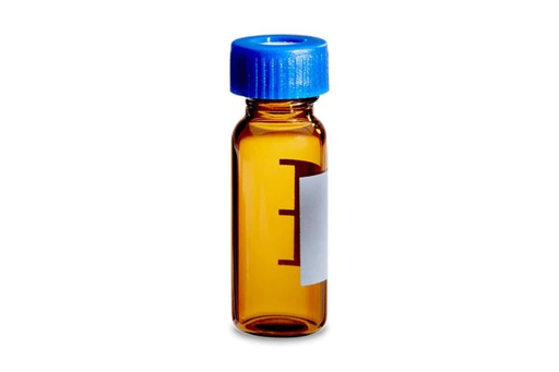 [186000847DV] VIALES AMBAR WATERS DE 12X32MM, DE 2ML DEACTIVADOS CON TAPA Y PEPTA PTFE/SILICON. PKG/100